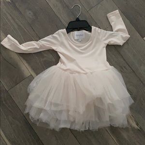 8y I love plum long sleeve Tutu
